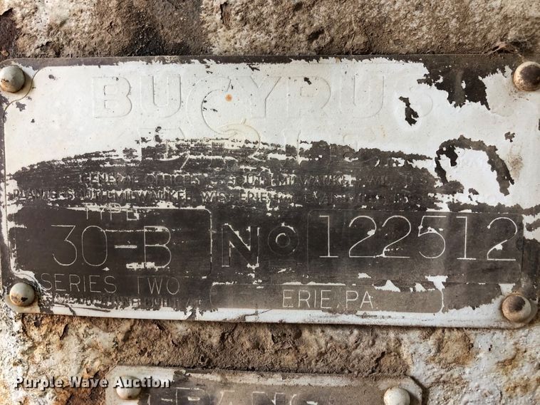 image for item DL0094 Bucyrus Erie 30-8  truck crane