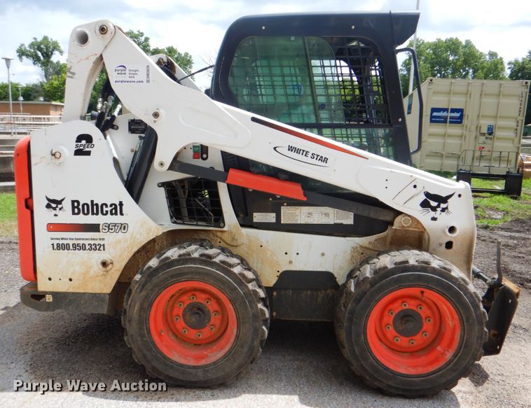 image for item DM3839 2016 Bobcat S570  skid steer loader