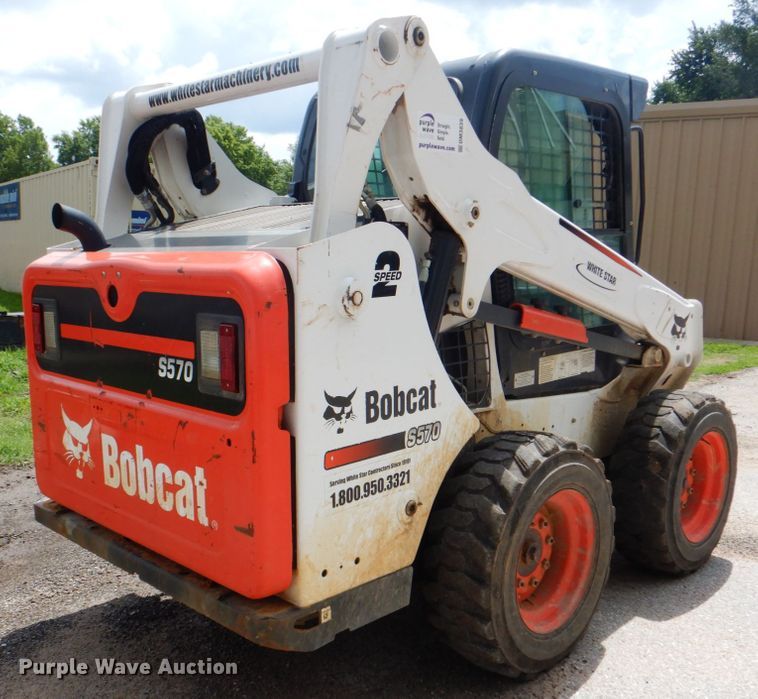image for item DM3839 2016 Bobcat S570  skid steer loader