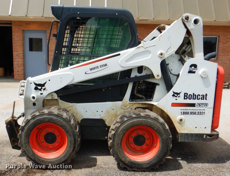 image for item DM3839 2016 Bobcat S570  skid steer loader