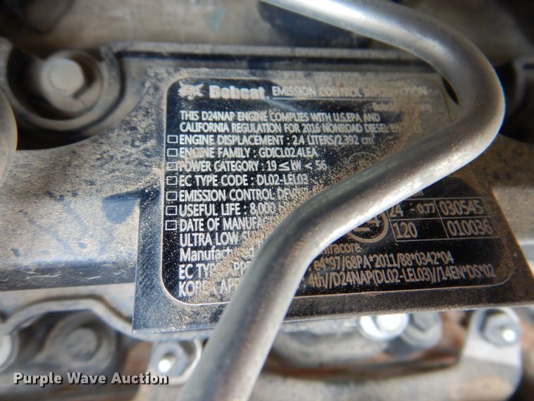 image for item DM3839 2016 Bobcat S570  skid steer loader