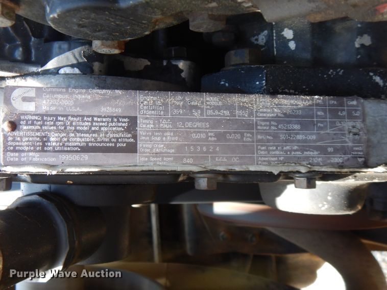 image for item DM3888 1996 Freightliner FL70  tank truck with pressure washer