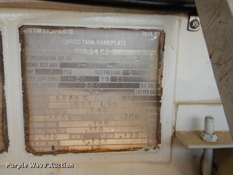 image for item DM3888 1996 Freightliner FL70  tank truck with pressure washer