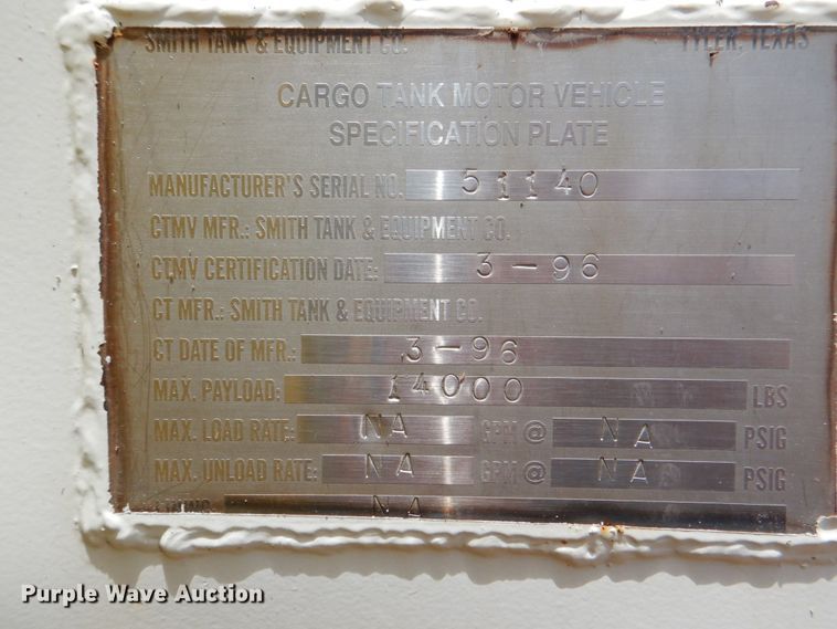 image for item DM3888 1996 Freightliner FL70  tank truck with pressure washer