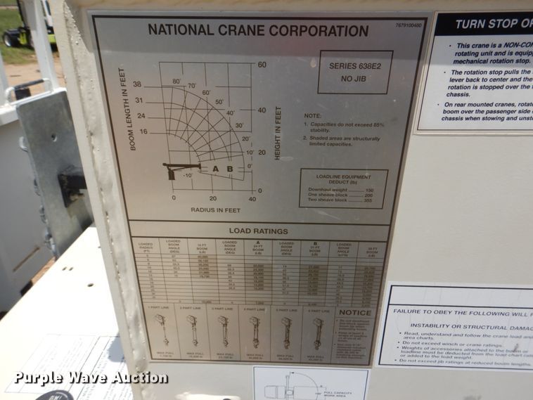image for item DM3902 2009 Sterling LT9500  crane truck
