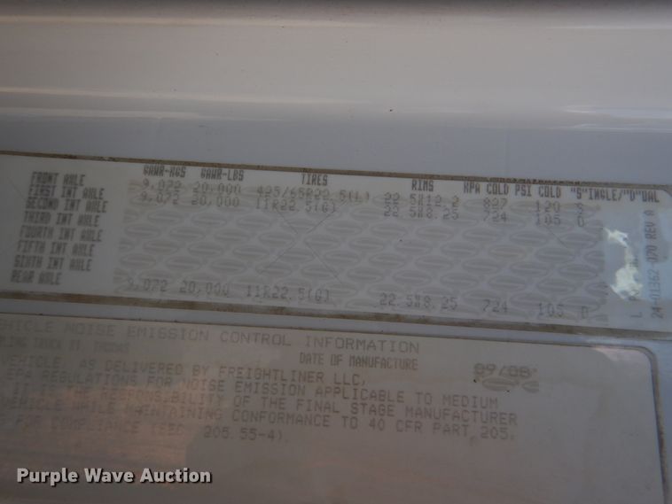 image for item DM3902 2009 Sterling LT9500  crane truck