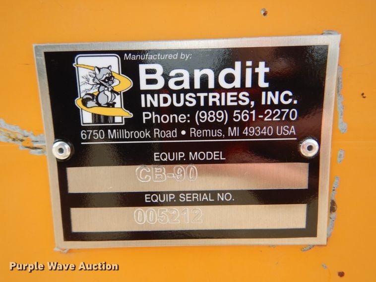 image for item DM3903 2002 Bandit CB90  wood chipper