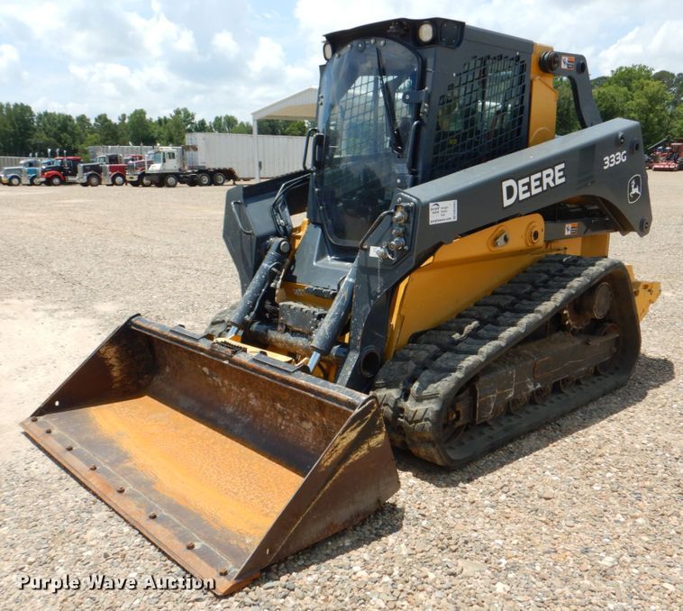 image for item DM3905 2018 John Deere 333G  tracked skid steer loader