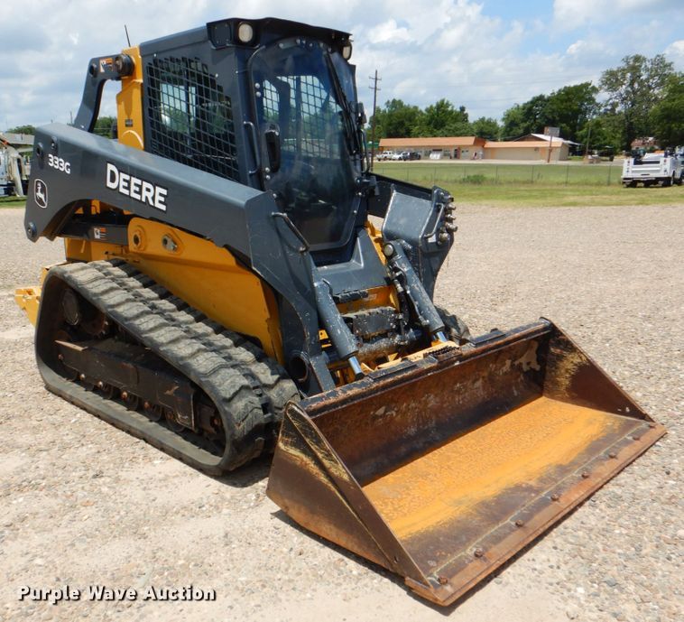 image for item DM3905 2018 John Deere 333G  tracked skid steer loader