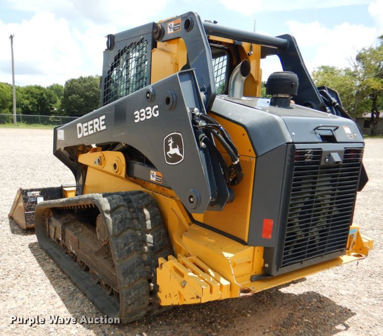 image for item DM3905 2018 John Deere 333G  tracked skid steer loader