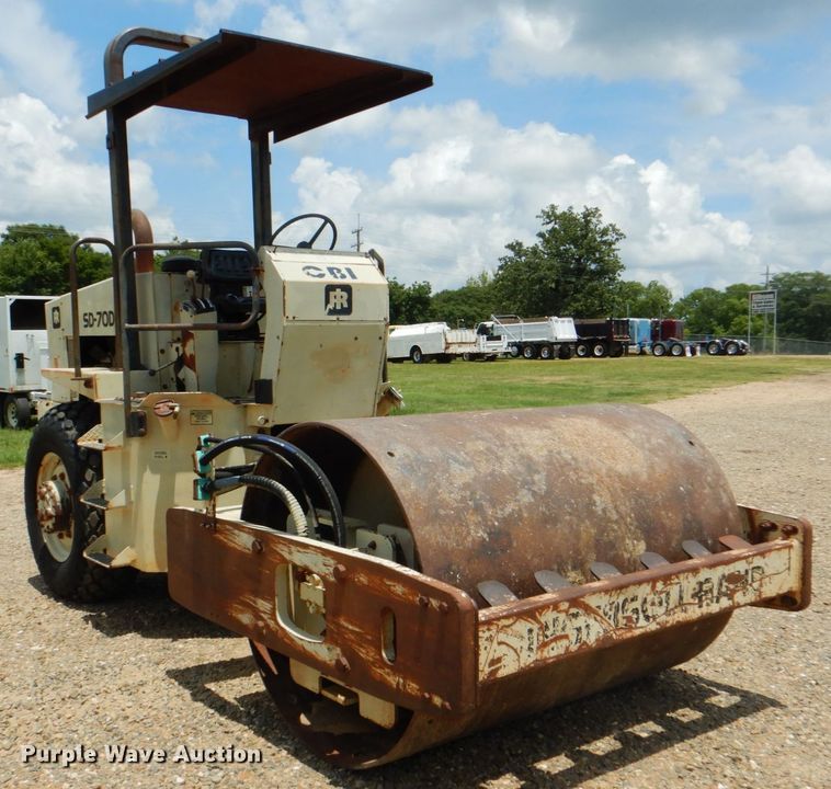 image for item DM3906 1994 Ingersoll Rand SD70D  single drum vibratory roller