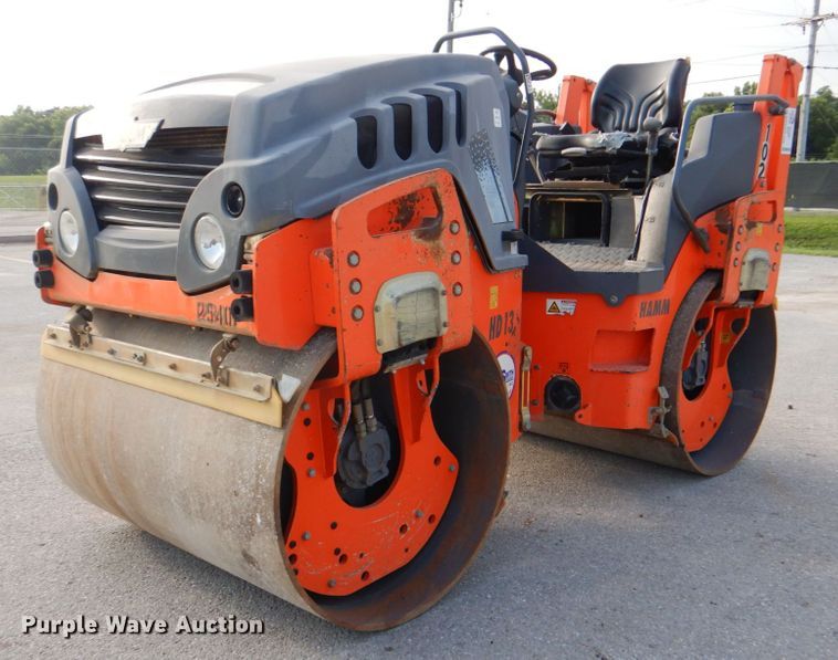 image for item DM3916 2015 Hamm HD13  double drum vibratory roller