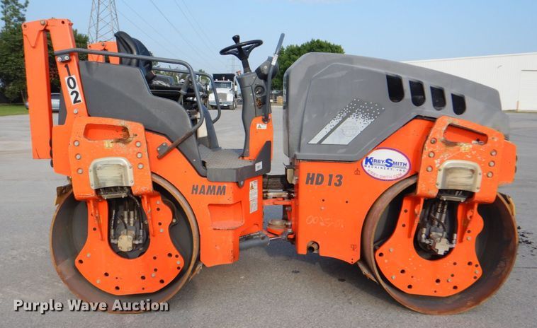 image for item DM3916 2015 Hamm HD13  double drum vibratory roller