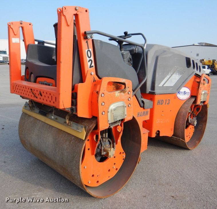 image for item DM3916 2015 Hamm HD13  double drum vibratory roller