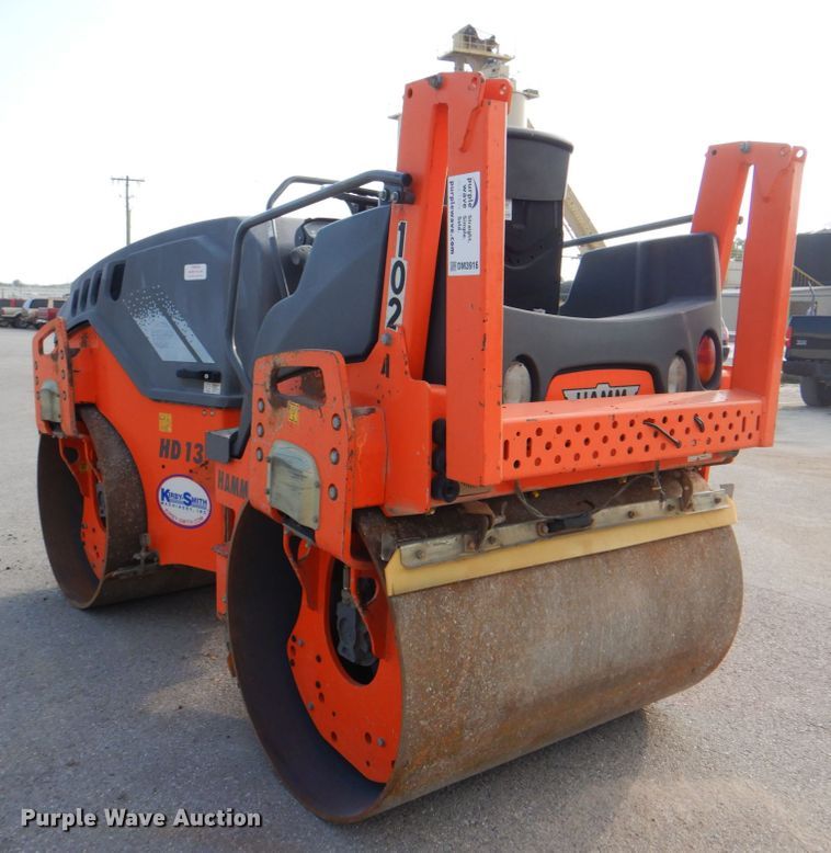 image for item DM3916 2015 Hamm HD13  double drum vibratory roller