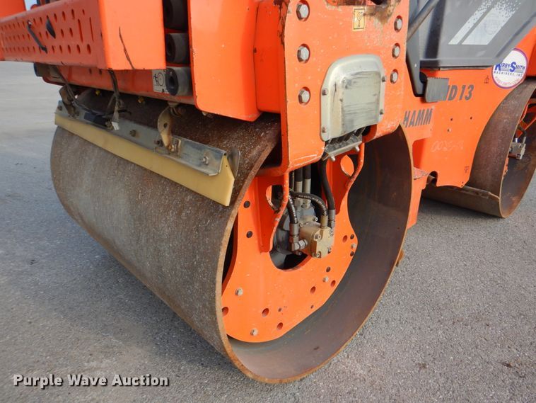 image for item DM3916 2015 Hamm HD13  double drum vibratory roller