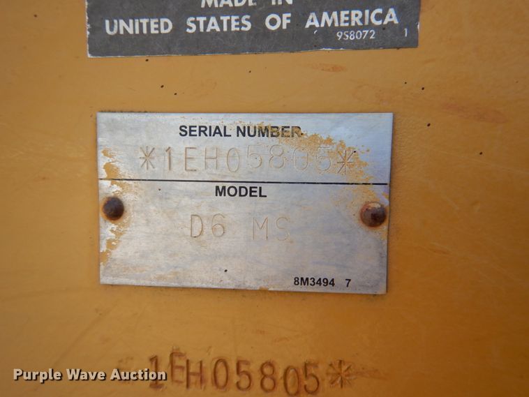 image for item DM3930 2011 Caterpillar D6T XL  dozer