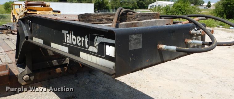 image for item DM4338 1999 Talbert T3DW-50SA-HRG-1-11  lowboy equipment trailer