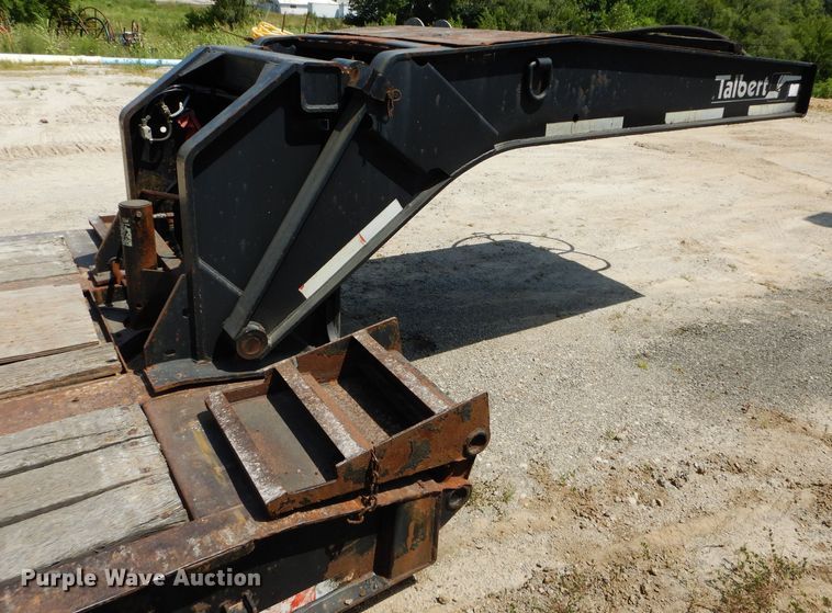 image for item DM4338 1999 Talbert T3DW-50SA-HRG-1-11  lowboy equipment trailer