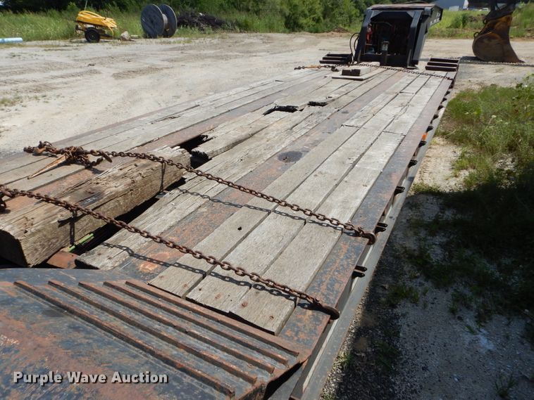 image for item DM4338 1999 Talbert T3DW-50SA-HRG-1-11  lowboy equipment trailer