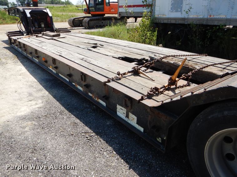 image for item DM4338 1999 Talbert T3DW-50SA-HRG-1-11  lowboy equipment trailer
