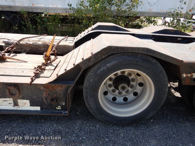 image for item DM4338 1999 Talbert T3DW-50SA-HRG-1-11  lowboy equipment trailer