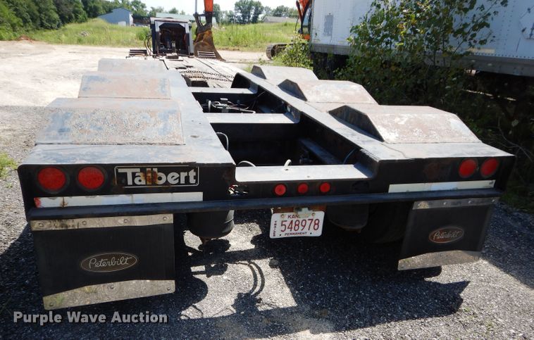 image for item DM4338 1999 Talbert T3DW-50SA-HRG-1-11  lowboy equipment trailer