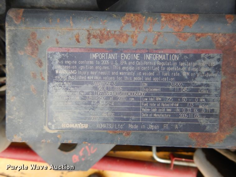 image for item DM4346 2006 Komatsu HM300-1  haul truck