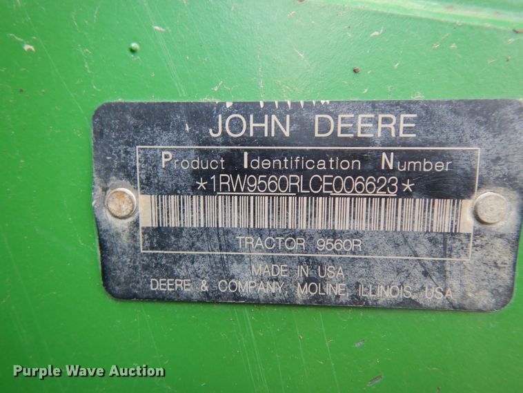 image for item DM6322 2013 John Deere 9560R  Scraper Special 4WD tractor