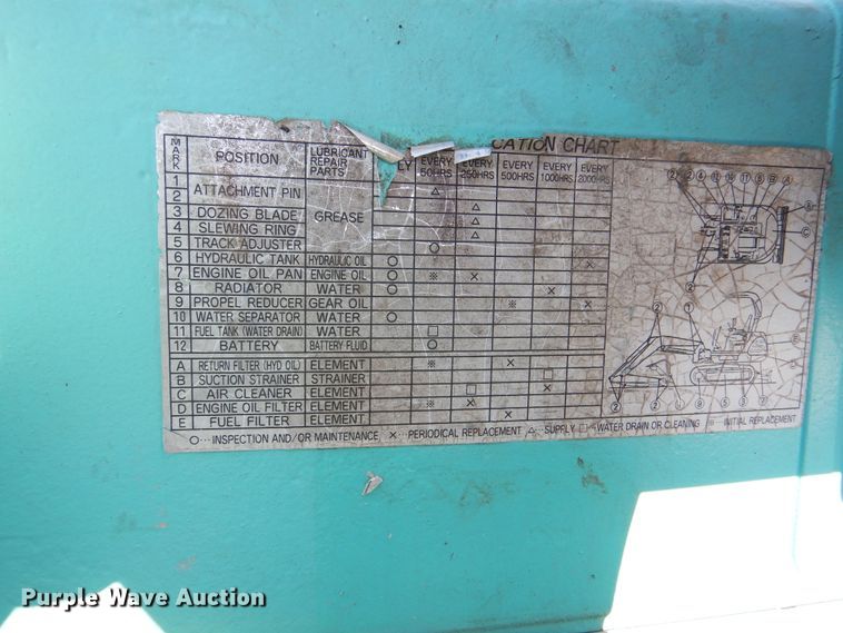 image for item DM6334 1995 Kobelco SK035  mini excavator