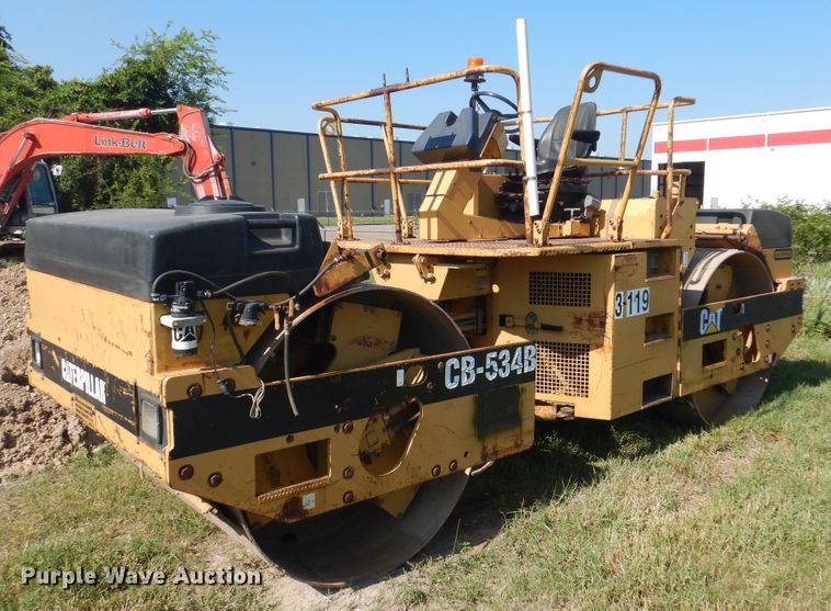 image for item DM6336 1996 Caterpillar CB-534B  double drum vibratory roller