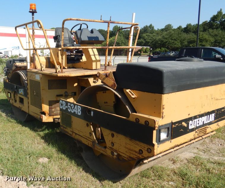 image for item DM6336 1996 Caterpillar CB-534B  double drum vibratory roller