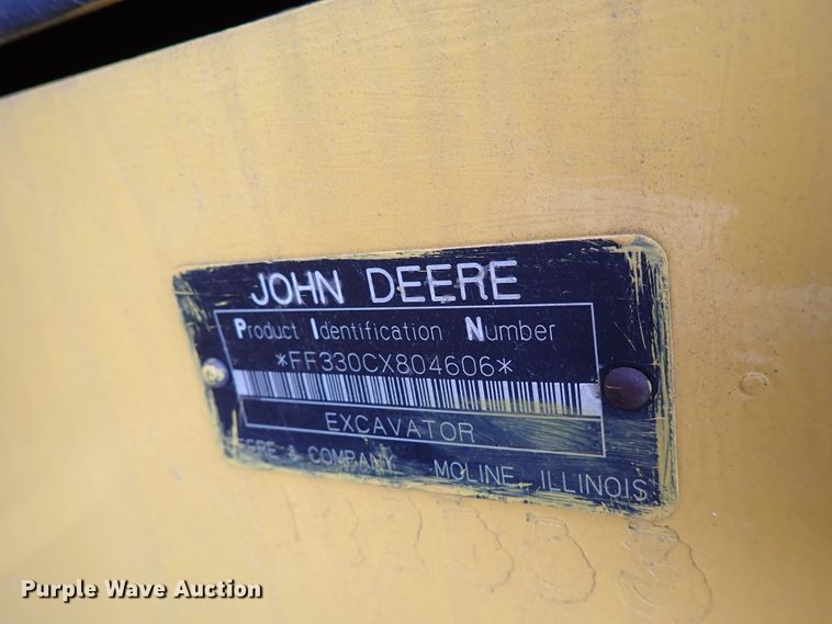 image for item DN1792 2005 John Deere 330C LC  excavator