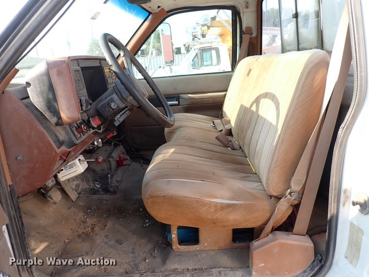 image for item DN1838 1994 GMC Top Kick  crane truck