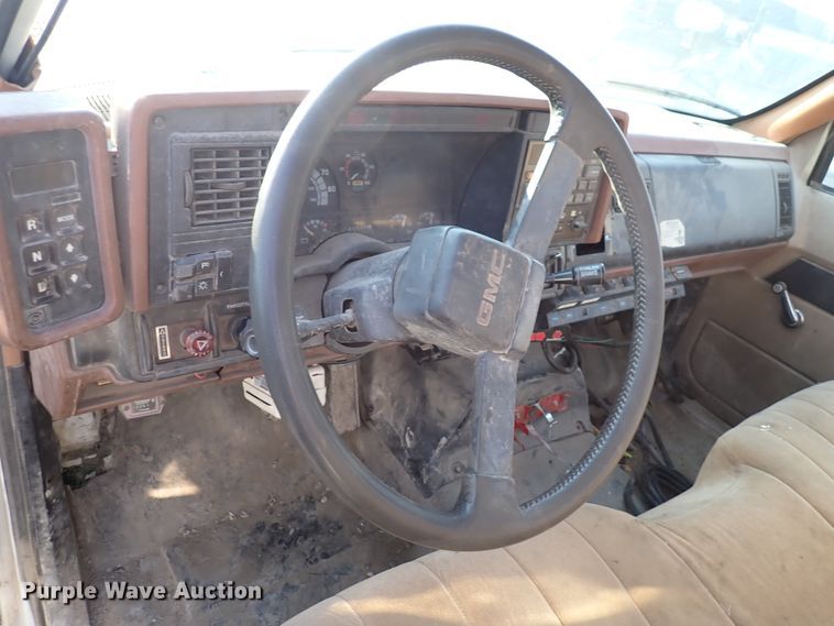 image for item DN1838 1994 GMC Top Kick  crane truck