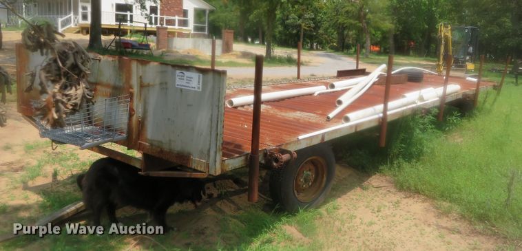 image for item DN5955 Shop built pipe trailer