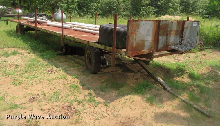 image for item DN5955 Shop built pipe trailer