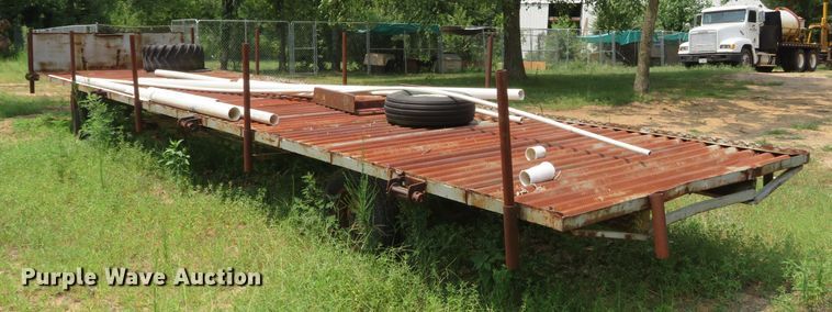 image for item DN5955 Shop built pipe trailer