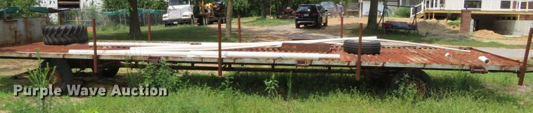 image for item DN5955 Shop built pipe trailer