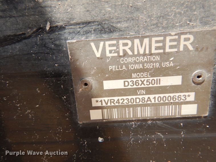 image for item ED9803 2010 Vermeer D36X50  directional boring unit