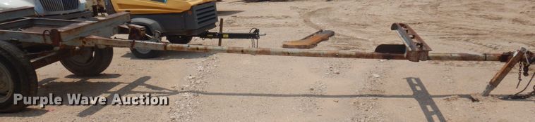 image for item ED9804 1989  shop built pipe trailer