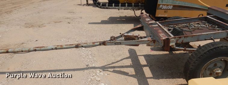 image for item ED9804 1989  shop built pipe trailer