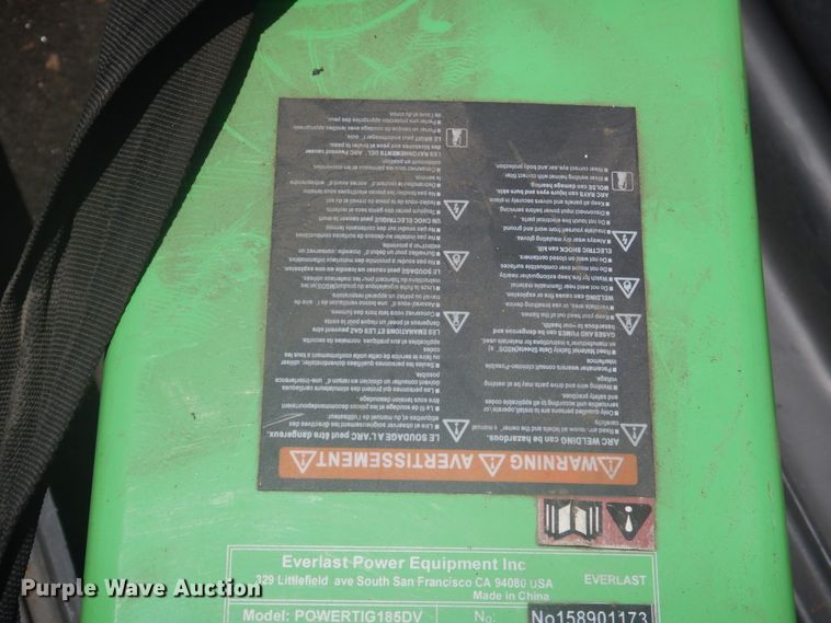 image for item ED9820 Everlast PowerTig 185DV  welder