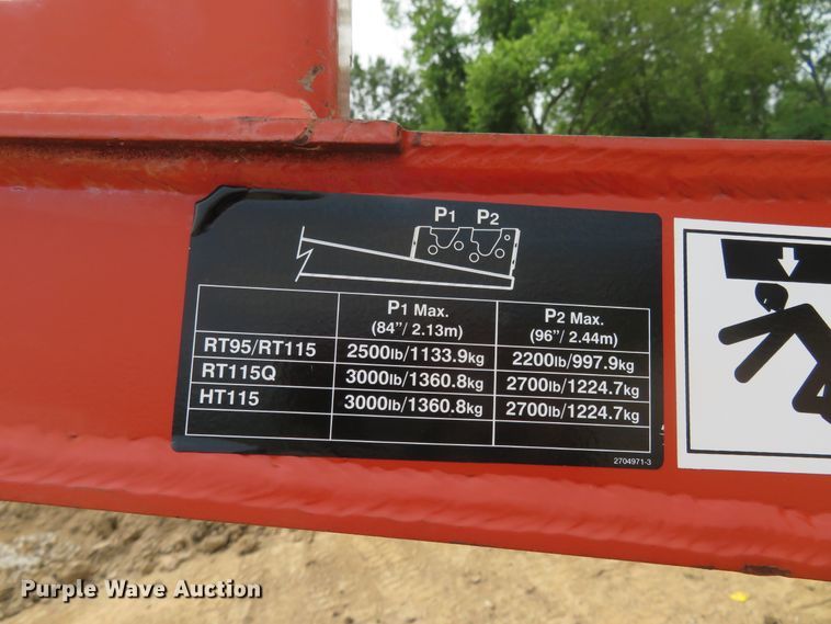 image for item FP9351 2012 Ditch Witch RT115 Quad  cable plow