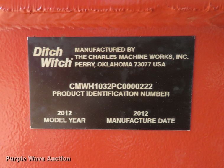 image for item FP9351 2012 Ditch Witch RT115 Quad  cable plow