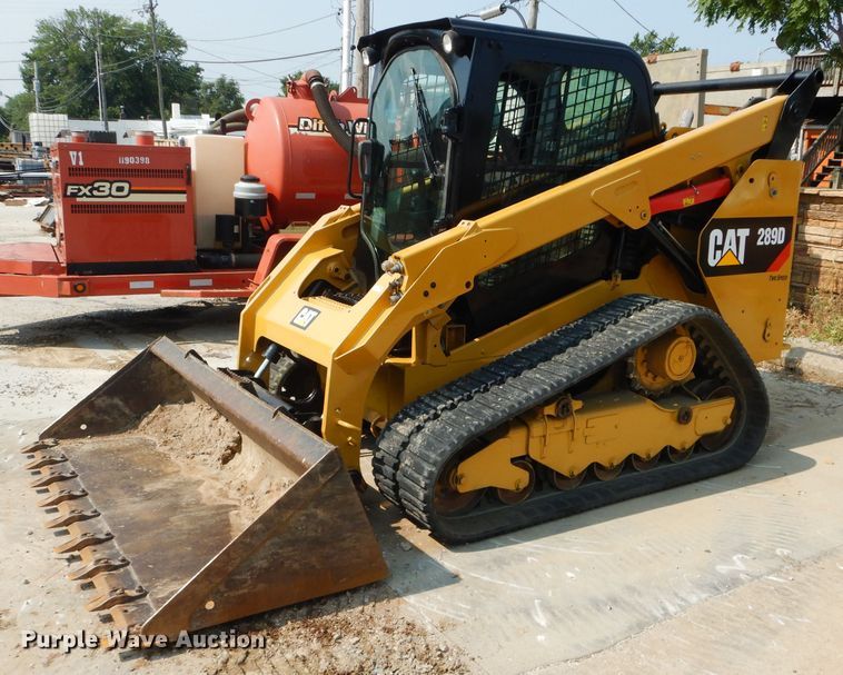 image for item HF9225 2014 Caterpillar 289D  tracked skid steer loader