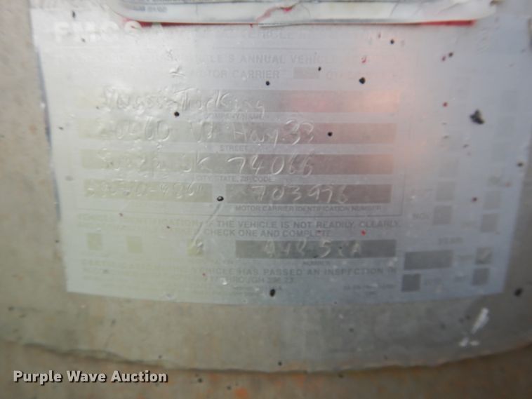 image for item HI9166 1985 Fruehauf  end dump trailer