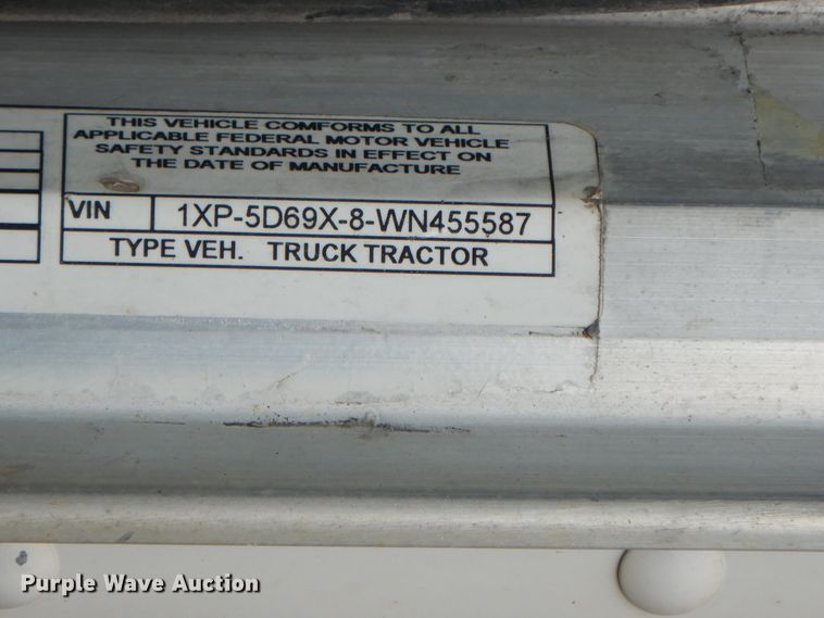 image for item HP9647 1998 Peterbilt 379  dump truck