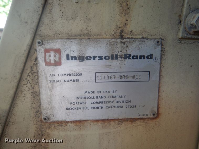 image for item IA9990 Ingersoll Rand P175WW  air compressor