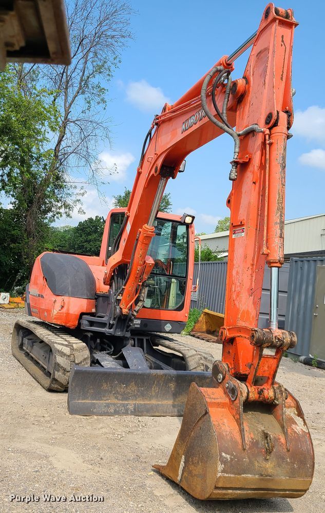 image for item IC9852 2011 Kubota KX080-3  mini excavator